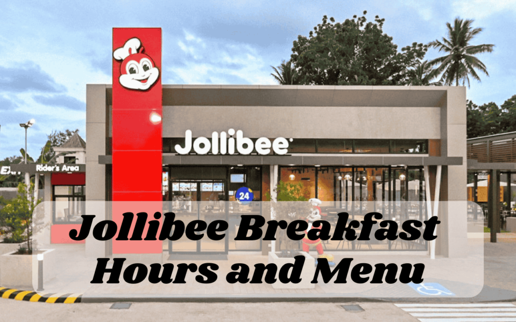 Jollibee Breakfast Menu