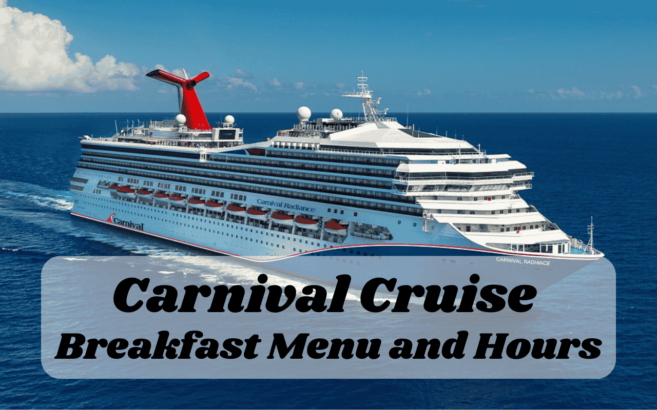 Carnival Cruise Breakfast Menu